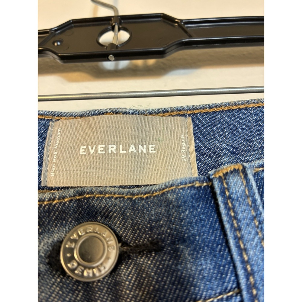 Everlane The High Rise Skinny Jean Sz 29 Mid Wash Casual Minimalist Preppy - Picture 3 of 9